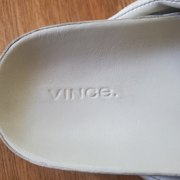 Vince Faux Leather Espadrille Platform Womans Sandals, Size 7.5 - Picture 5 of 7